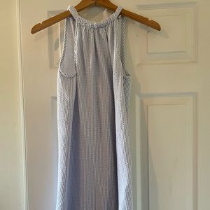 Seersucker beach dress